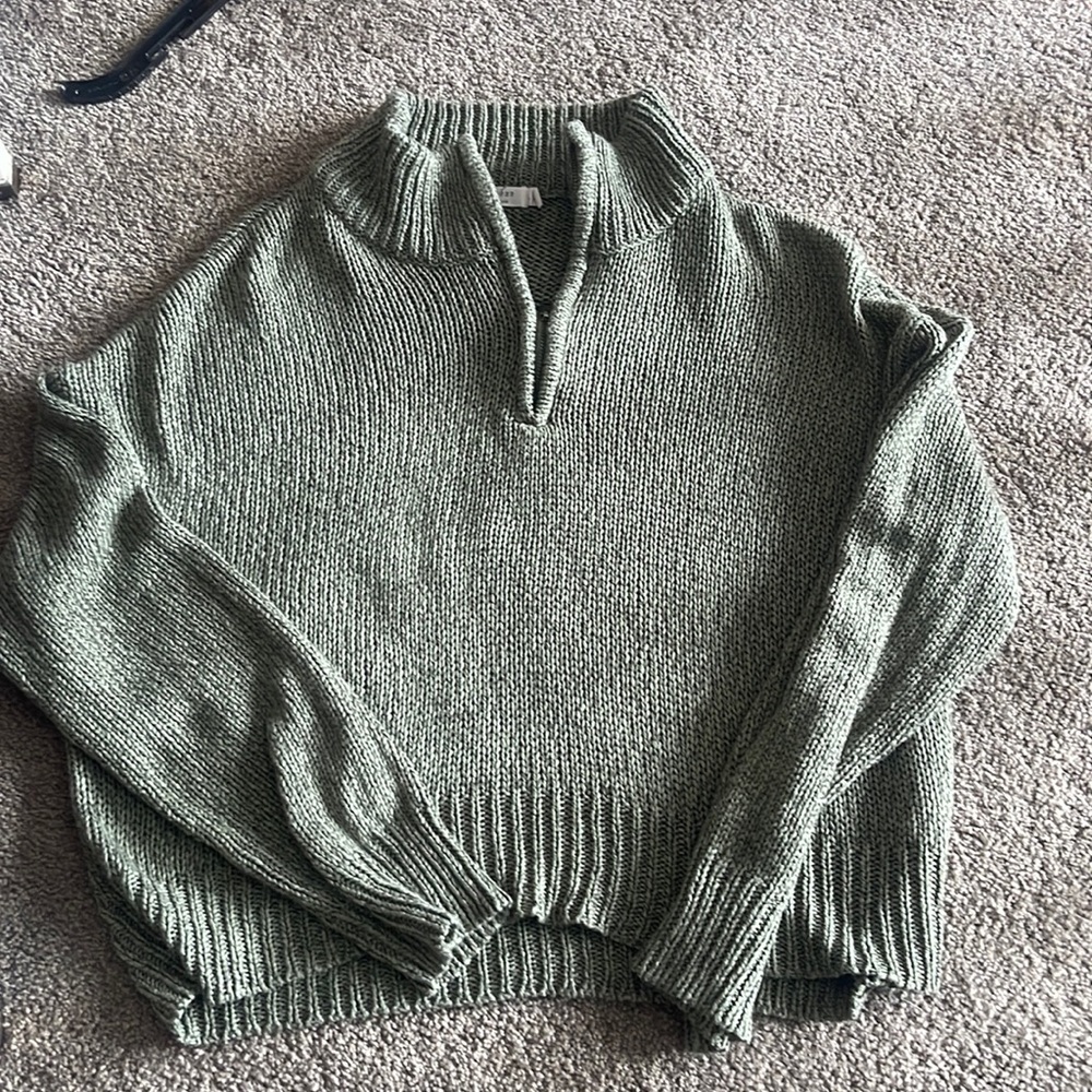 Harper heritage knitted zip up